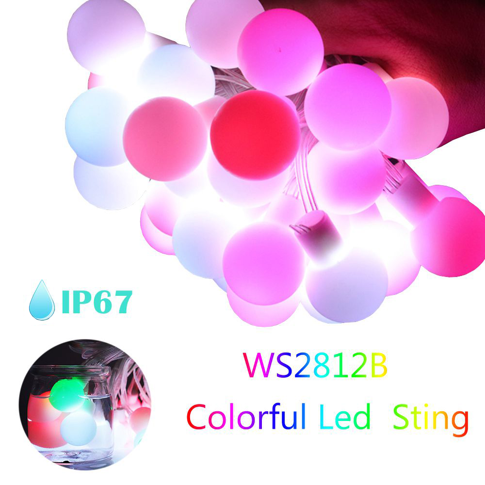 WS2812b LED Round Ball String  - Ws2812B Strip 5V recension och pris
