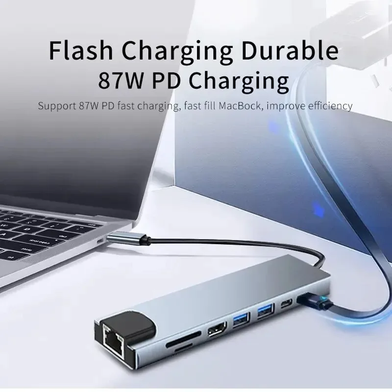 USB C Hub 3/7/8/11in1 7in2 Typ - Sd Card Module recension och pris