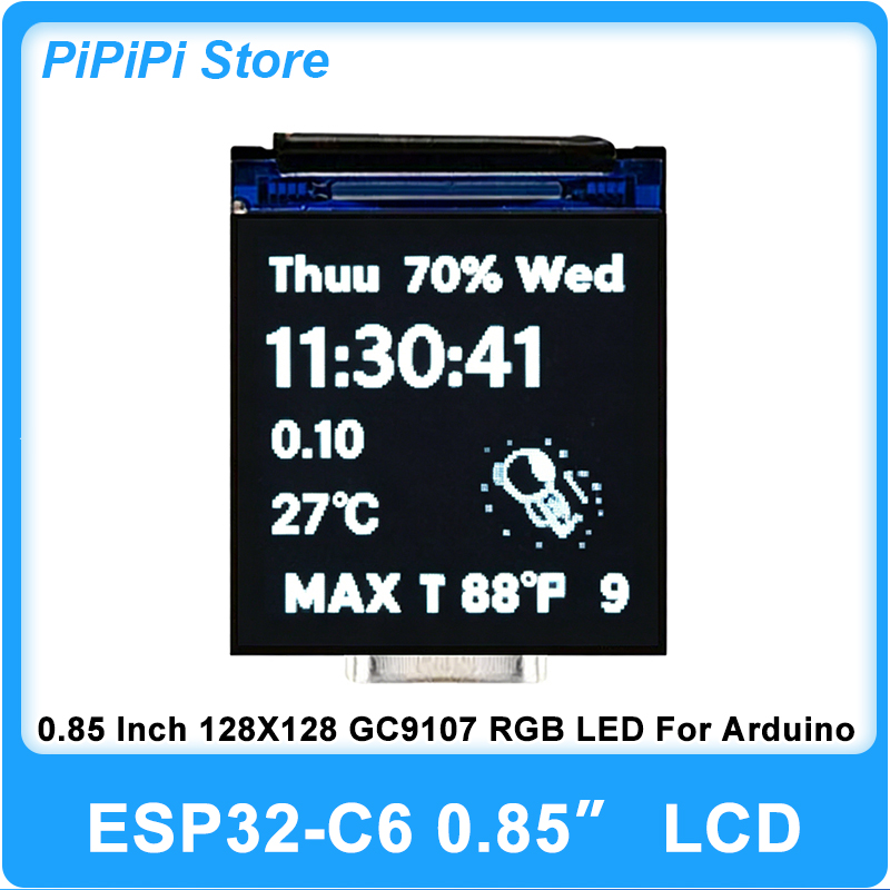 ESP32 C6 0.85 Inch 128X128 IPS - Sd Card Module recension och pris