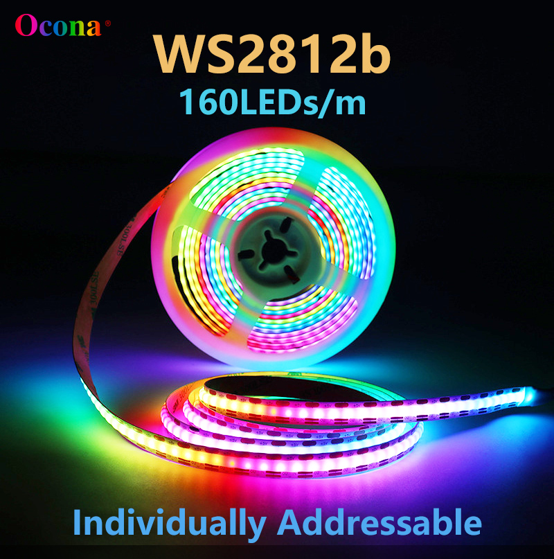 WS2812B IP65 DC5V SPI RGB-IC S - Ws2812B Strip 5V recension och pris