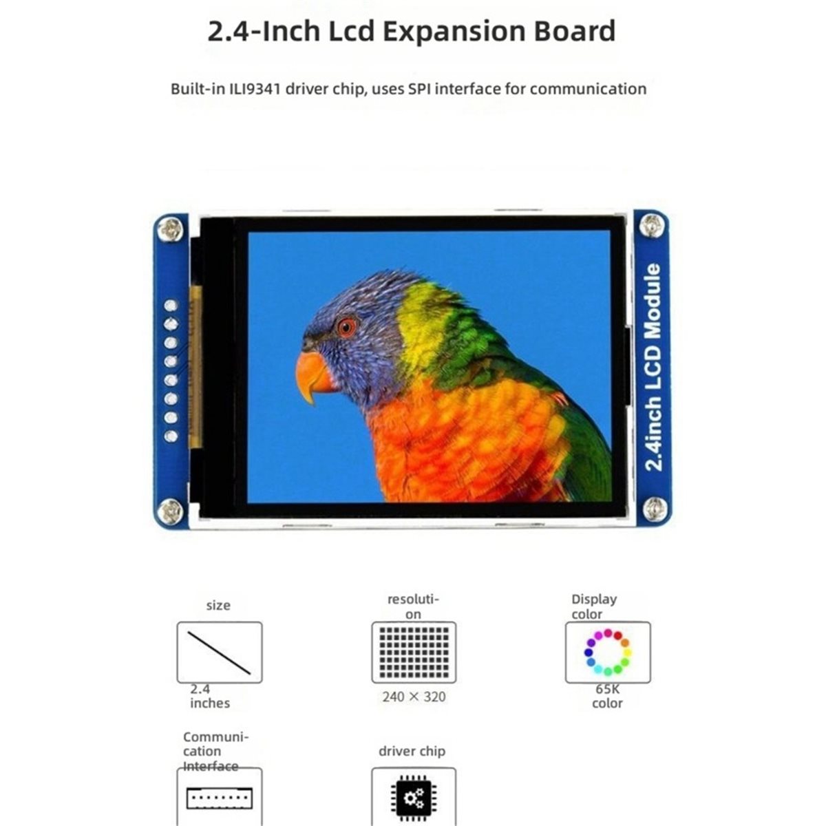 2.4inch LCD Display Module 240 - Ili9341 recension och pris