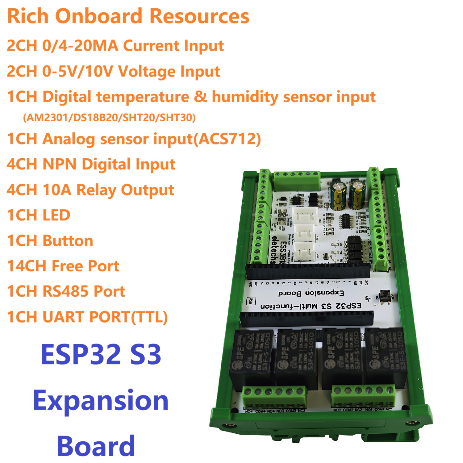 ESP32-S3 Sensor Expansion Boar - Ds18B20 recension och pris