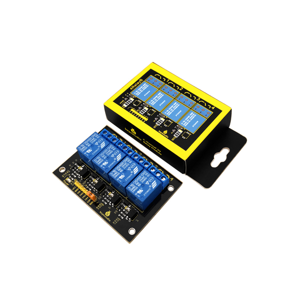 Keyestudio 1 2 4 8 16 Channel  - Relay Module 4 Channel recension och pris