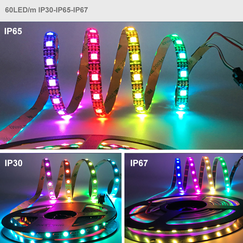 5m WS2812B Led Lights WS2812 R - Ws2812B Strip 5V recension och pris