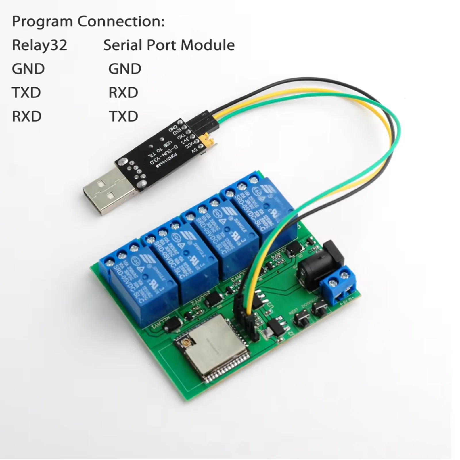 ESP32 4 Channel Wireless Relay - Relay Module 4 Channel recension och pris