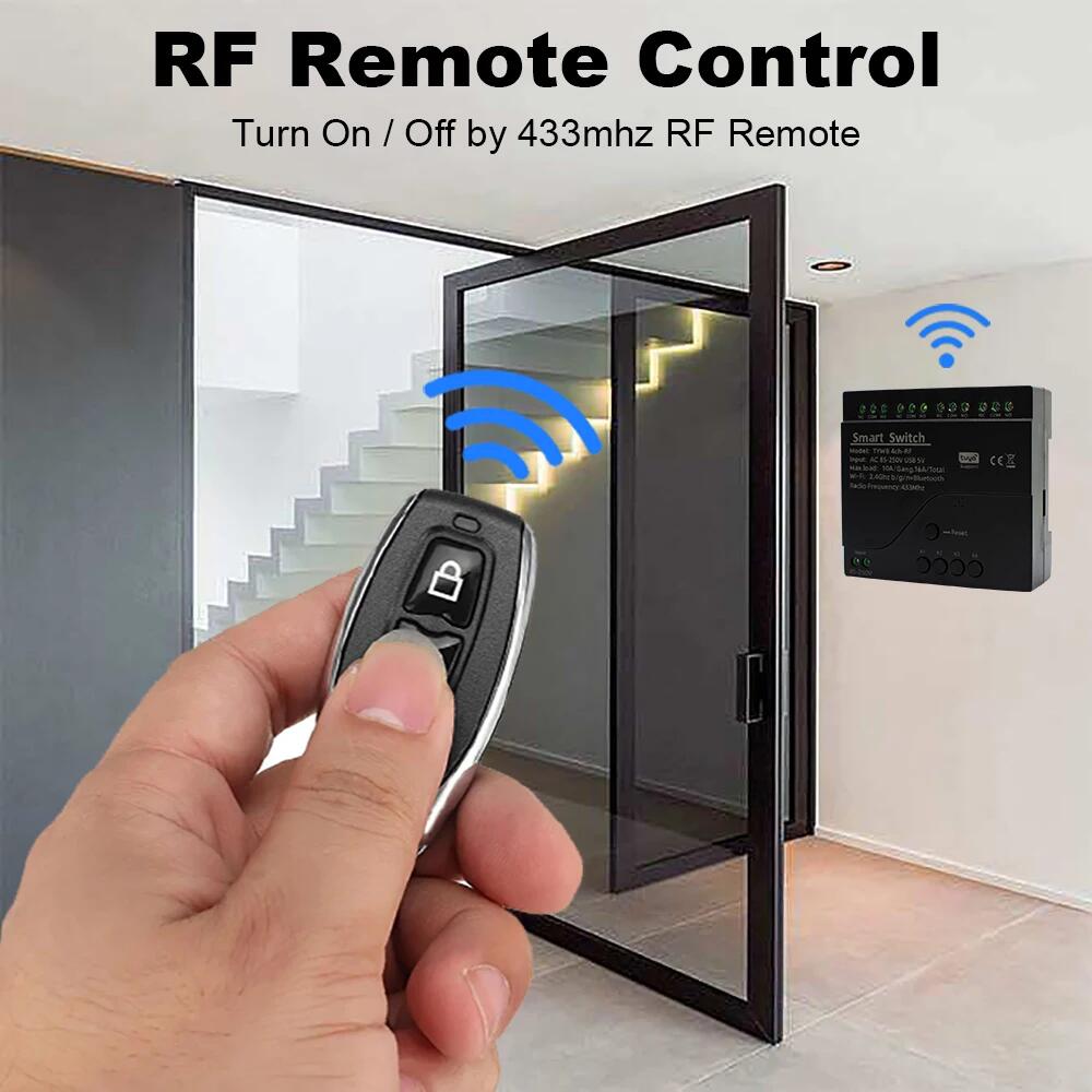 Black Style Tuya 4CH Wifi Smar - Relay Module 4 Channel recension och pris