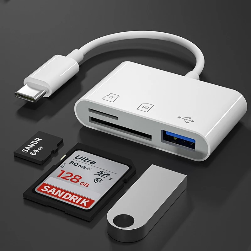 3 In 1 Type-c To USB C A OTG A - Sd Card Module recension och pris
