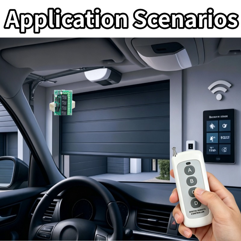 Universal Wireless Remote Cont - Relay Module 4 Channel recension och pris