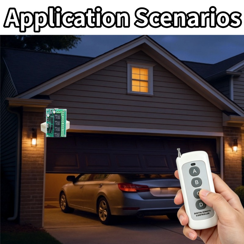 Universal Wireless Remote Cont - Relay Module 4 Channel recension och pris